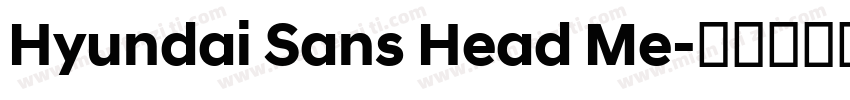 Hyundai Sans Head Me字体转换